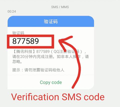 Receive Verification Code