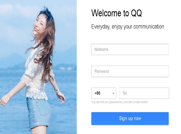 Sign Up QQ