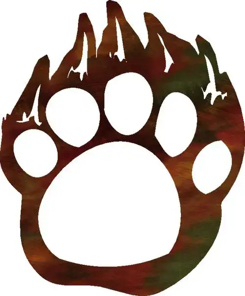 Bear paw print meaning