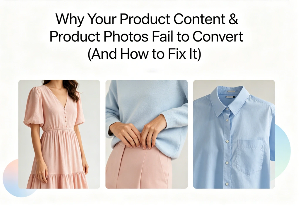 Why Your Product Content & Product Photos Fail to Convert (And How to Fix It)